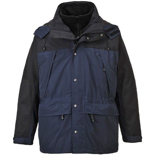Parka Respirante 3-en-1 Orkney S532 Bleu Foncé L