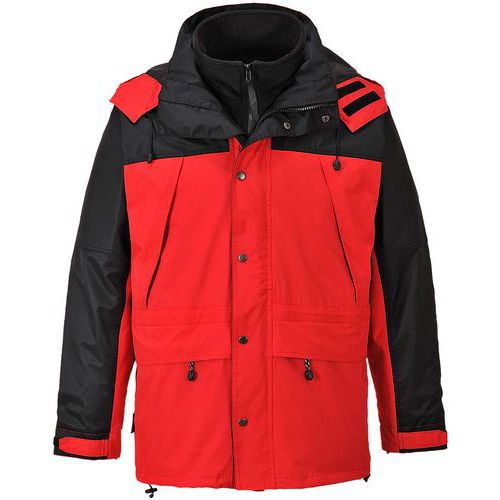 Parka Respirante 3-en-1 Orkney S532 Rouge S