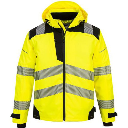 Veste Imper-respirante Extreme Hi-vis Pw360 Noir/jaune S
