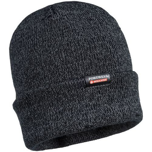 Bonnet Tricot Réfléchissant Noir B026 Noir T. Unique