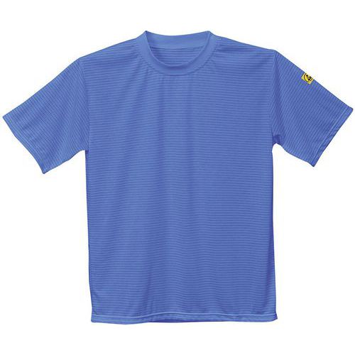 T-shirt Antistatique Esd As20 - Bleu - L