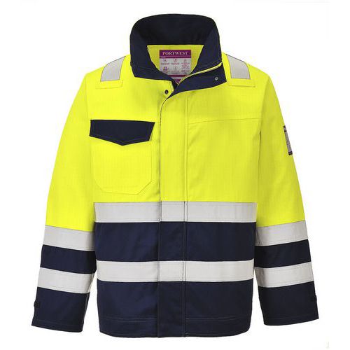 Veste Haute Visibilité Modaflame Mv25 - Bleu/jaune - L