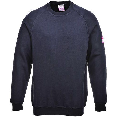 Sweatshirt Retardateur Antistatique Fr12-bleu Foncé-3xl