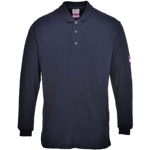Polo Fr10 Antistatique Résistant Aux Flammes Xl Bleu Foncé