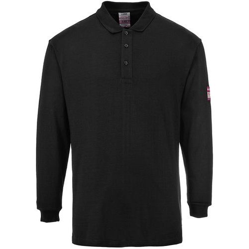 Polo Fr10 Antistatique Résistant Aux Flammes Xl Noir