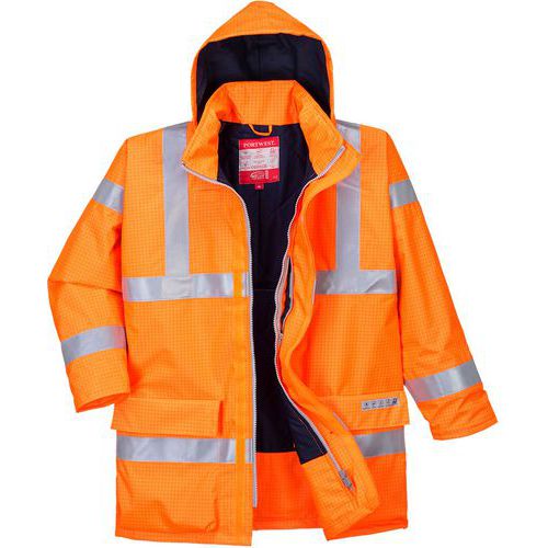 Parka Bizflame Rain Haute Visibilité S778 Orange Xxl