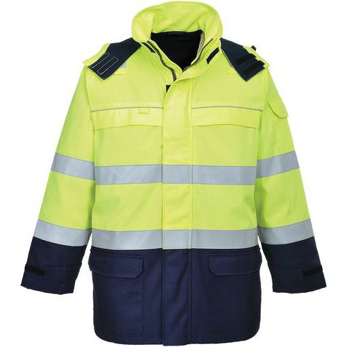 Parka Arc Ã‰lectrique Et Haute Visibilité Fr79 Bleu/jaune M