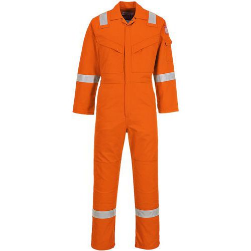 Combinaison Résistant Flamme Antistatique Long Fr50 Orange S