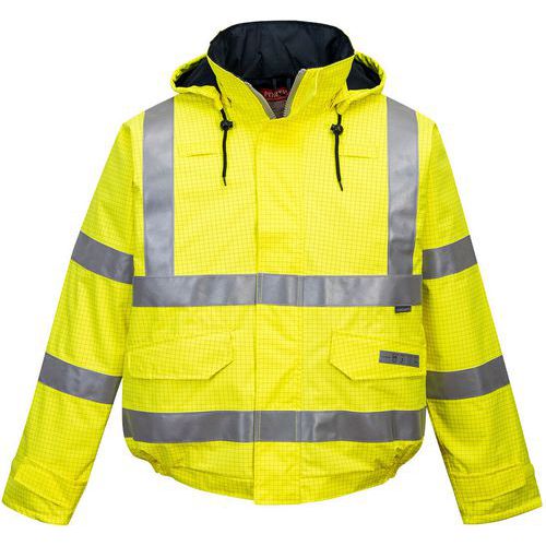 Blouson Pilote Haute-visibilité Pluie Bizflame S773 Jaune Xs