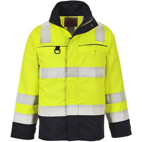 Blouson Haute-visibilité Multirisques Fr61 Bleu/jaune Xxl
