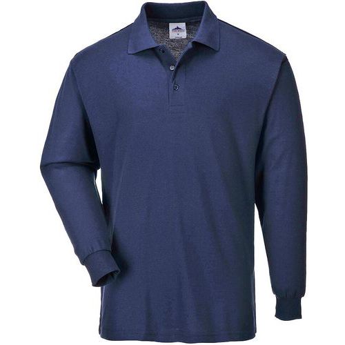 Polo Manches Longues B212 - Bleu Foncé - Xxl