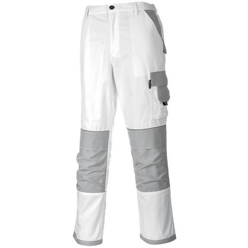 Pantalon De Travail Peintre - Painters Pro Ks54 Blanc Xs - Homme