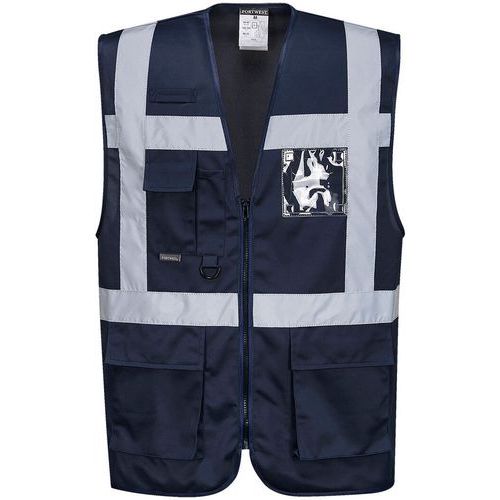 Gilet De Travail Iona Executive F476 Bleu Foncé M