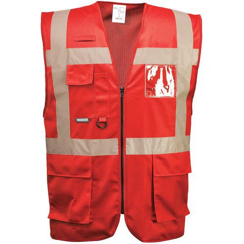 Gilet De Travail Iona Executive F476 Rouge Xxxl