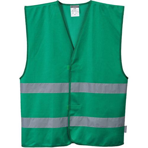 Gilet De Travail Iona F474 Vert L - Unisexe