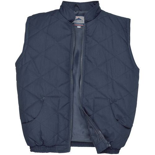 Gilet De Travail Glasgow S412 Bleu Foncé Xs - Unisexe