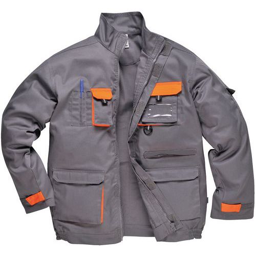 Blouson De Travail Texo Contrast Tx10 Gris Xxl