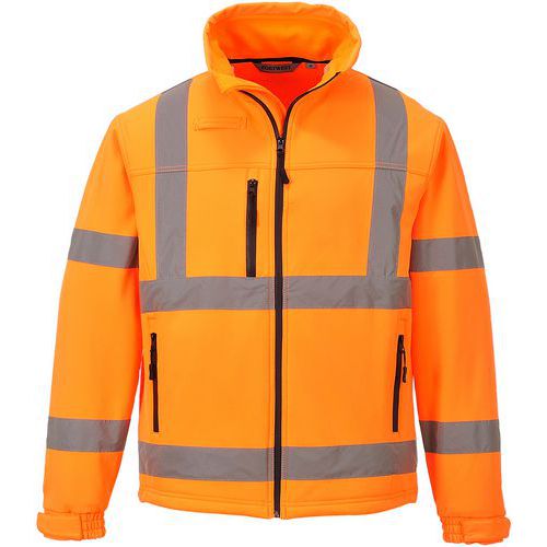 Veste Softshell Haute-visibilité Classic S424 Orange M