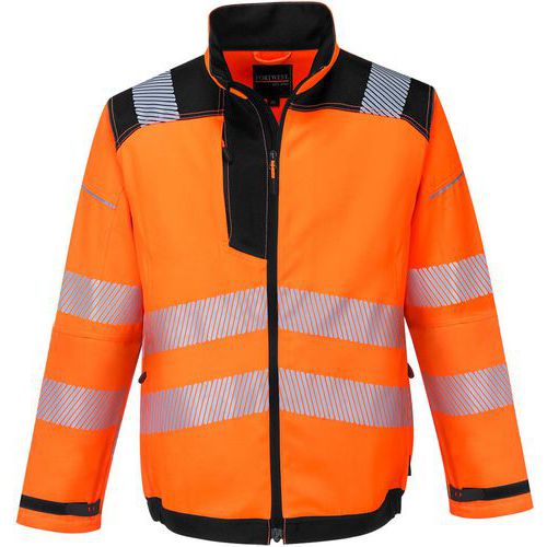 Veste Haute-visibilité Pw3 Classe 3 T500 Noir/orange Xxxl