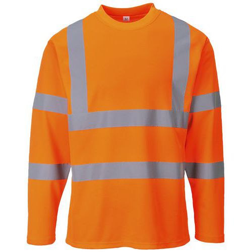 T-shirt Haute-visibilité Manches Longues S278 Orange S