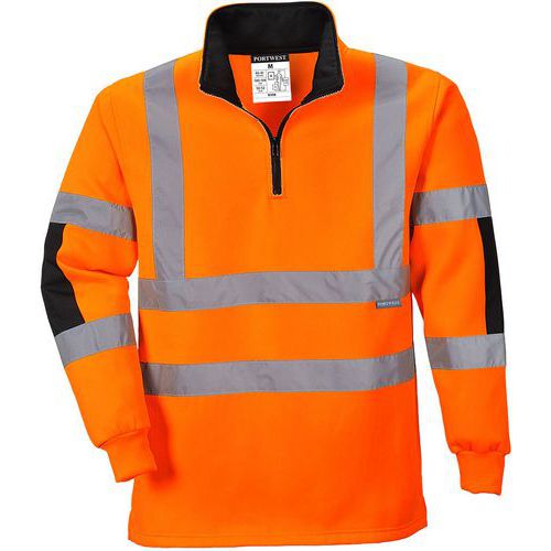 Sweatshirt Haute Visibilité Rugby Xenon B308 Orange 4xl