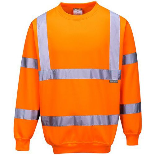 Sweatshirt Haute Visibilité Classe 3 B303 Orange L