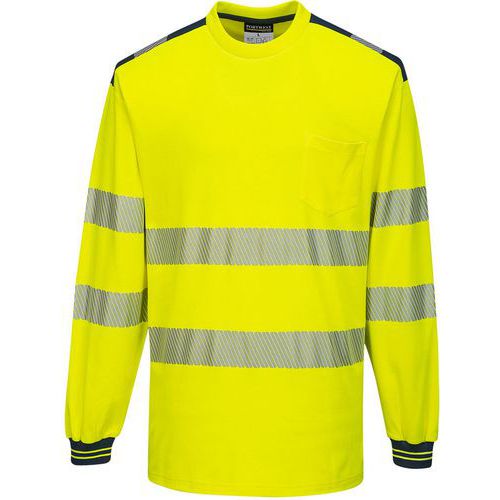 T-shirt Haute Visibilité Pw3 T185 Bleu/jaune 4xl