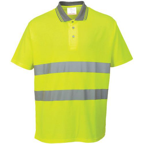Polo Haute Visibilité En Coton S171 Jaune Xxxl
