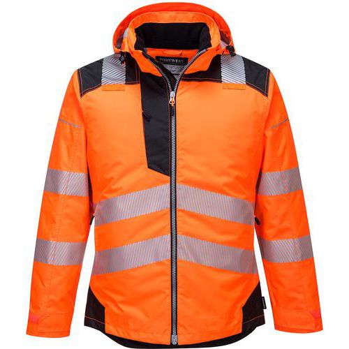 Parka Haute-visibilité Pw3 T400 Noir/orange Xl