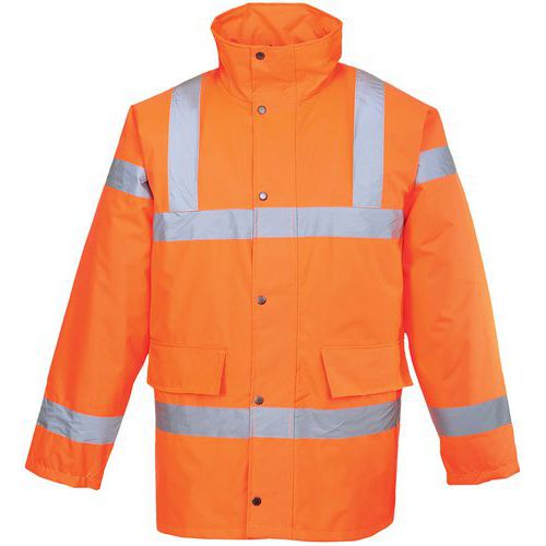 Parka Hiver Haute-visibilité Ris Traffic Rt30 Orange L