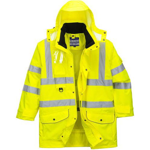 Parka Haute-visibilité 7-en-1 S427 Jaune L