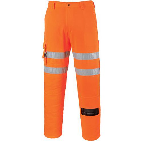 Pantalon Rail Combat Jambes Longues Rt46 Orange Xxl