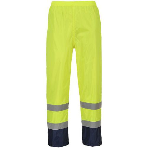 Lot de 2 - Pantalon De Pluie Haute-visibilité H444 Bleu/jaune M
