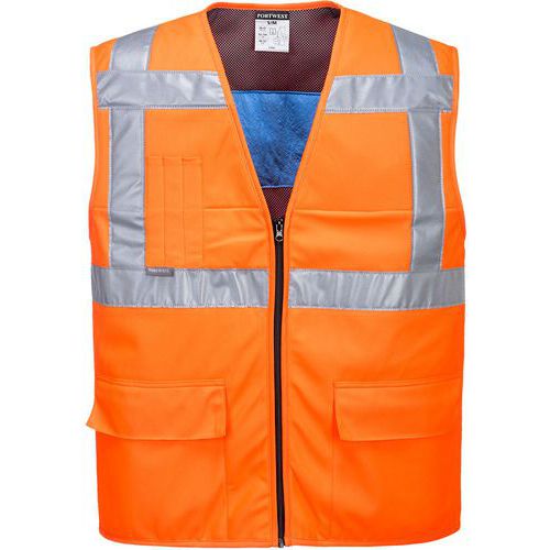 Gilet Haute-visibilité Rafraîchissant Cv02 Orange L