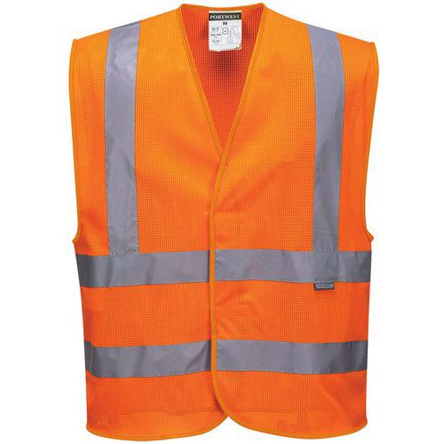 Gilet Haute-visibilité Maille C370 Orange Xxxl