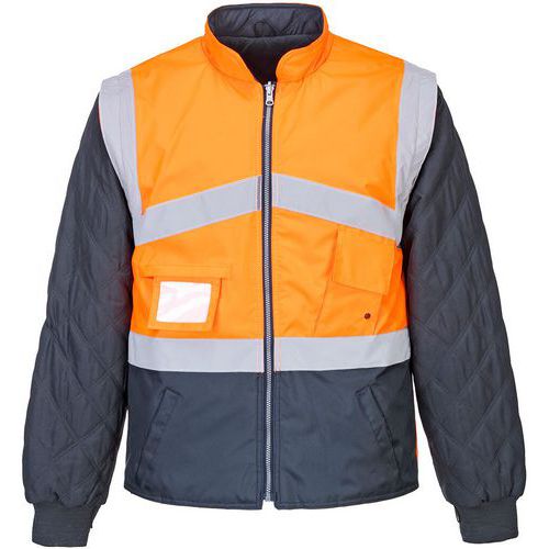 Gilet Haute-visibilité Réversible S769 Bleu/orange M