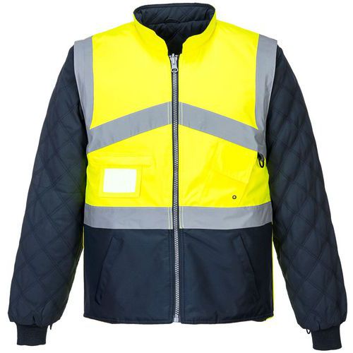 Gilet Haute-visibilité Réversible S769 Bleu/jaune Xs