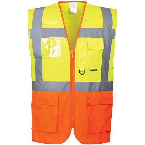 Gilet Haute-visibilité Executive Prague S376 Jaune/orangexxl