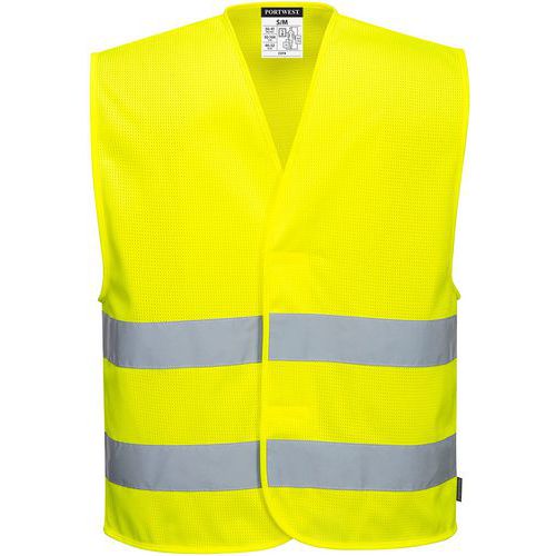 Gilet Haute-visibilité 2 Bandes Meshair C374 Jaune 4xl