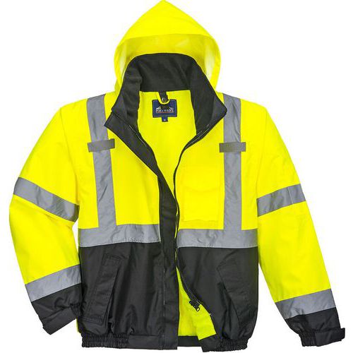 Blouson Haute-visibilité 3-en-1 Premium S365 Noir/jaune L