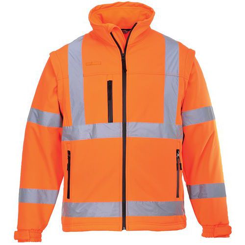 Blouson Haute-visibilité Softshell S428 Orange S