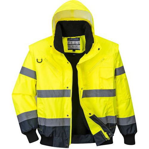 Blouson Haute-visibilité Bicolore C465 Bleu/jaune S