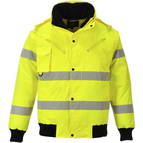 Blouson Bomber Haute-visibilité 3 En 1 C467 Jaune L