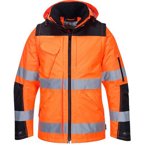 Blouson Haute-visibilité 3-en-1 Pro C469 Noir/orange M