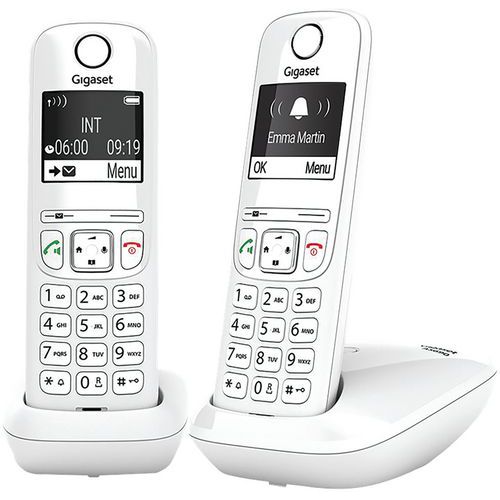 Téléphones Sans Fil As690 Duo Blanc