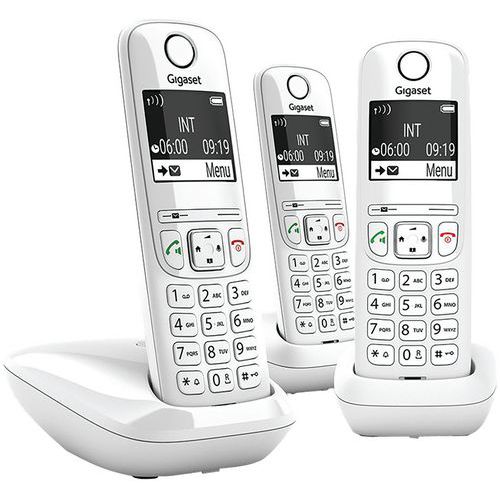 Téléphones Sans Fil As690 Trio Blanc