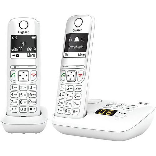 Téléphones Sans Fil As690a Duo Blanc