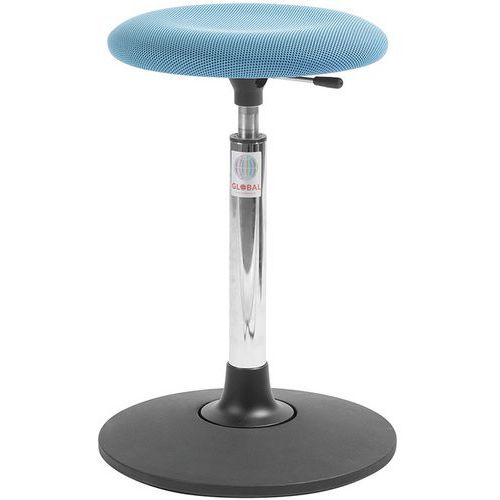 Tabouret Sway Assise Beta Tissu 3d Bleu Clair