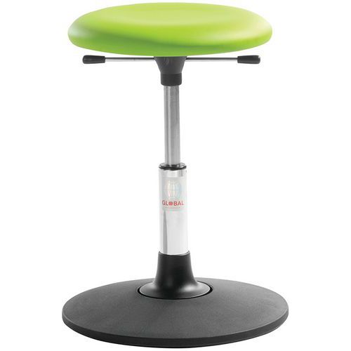 Tabouret Sway Assise Beta Imitation Cuir Vert