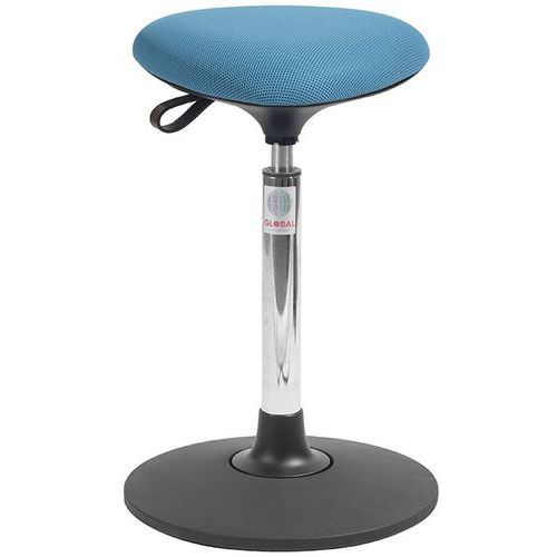 Tabouret Sway Assise Tria Tissu 3d Bleu Clair